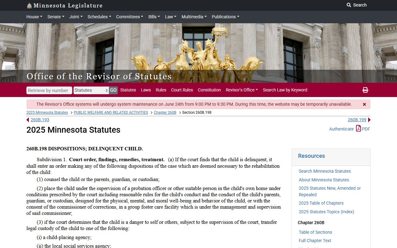 Benton County criminal court records juvenile expungement statute