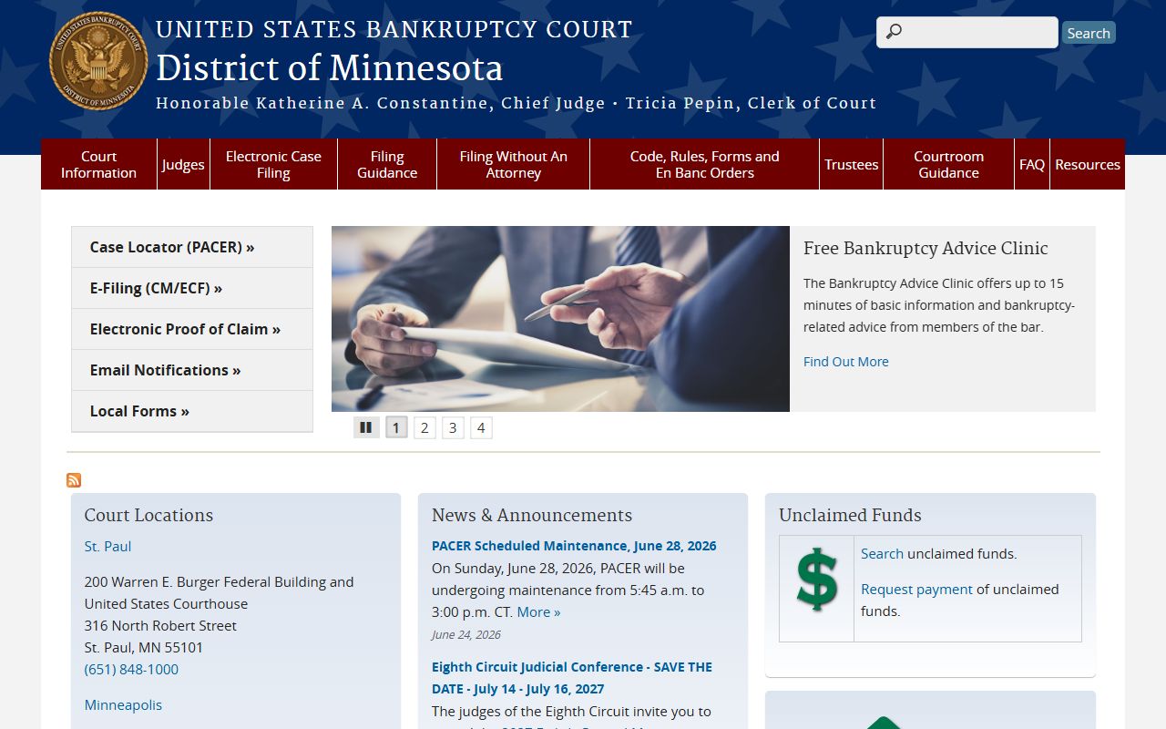 Benton County District Court records bankruptcy court distinction